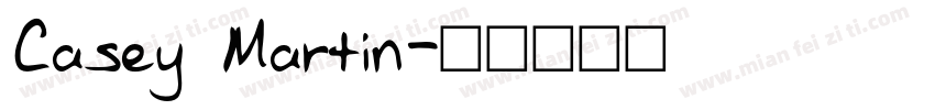 Casey Martin字体转换